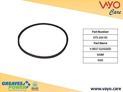V-BELT CLOGGED - 075-164-05 - GREAVES