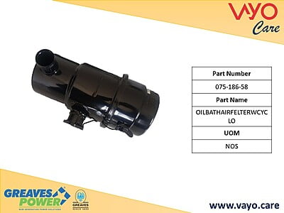OILBATHAIRFELTERWCYCLO - 075-186-58 - GREAVES
