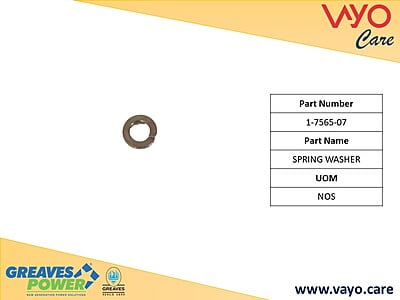 SPRING WASHER - 1-7565-07 - GREAVES