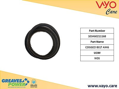 COGGED BELT AX46 - 103460211168 - GREAVES