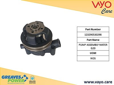 PUMP ASSEMBLY WATER G20 - 123290530298 - GREAVES