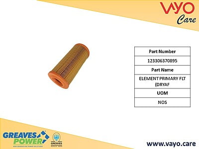 ELEMENT PRIMARY FLT (DRYAF - 123306370895 - GREAVES