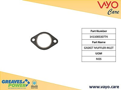 GASKET MUFFLER INLET - 141108530774 - GREAVES