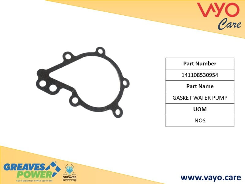 GASKET WATER PUMP - 141108530954 - GREAVES