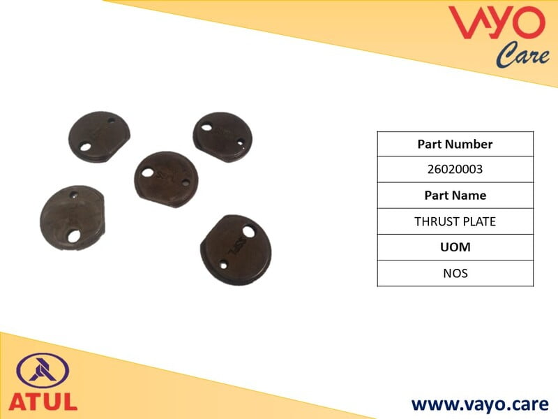 THRUST PLATE - 26020003 - GEM CARGO