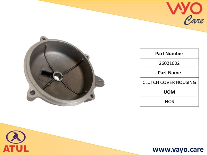 CLUTCH COVER HOUSING - 26021002 - GEM CARGO
