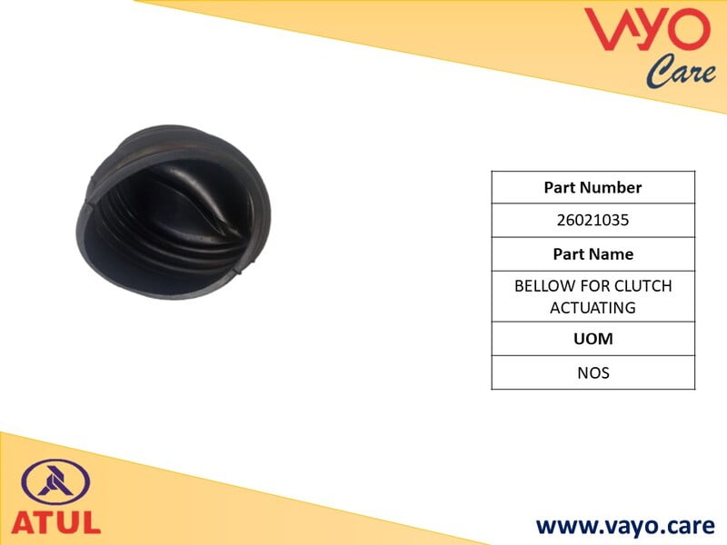 BELLOW FOR CLUTCH ACTUATING - 26021035 - GEM CARGO