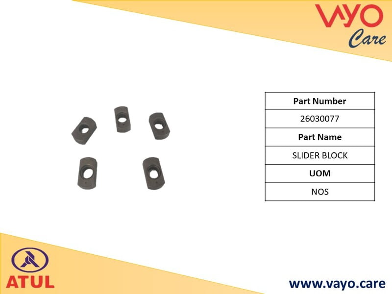 SLIDER BLOCK - 26030077 - GEM CARGO