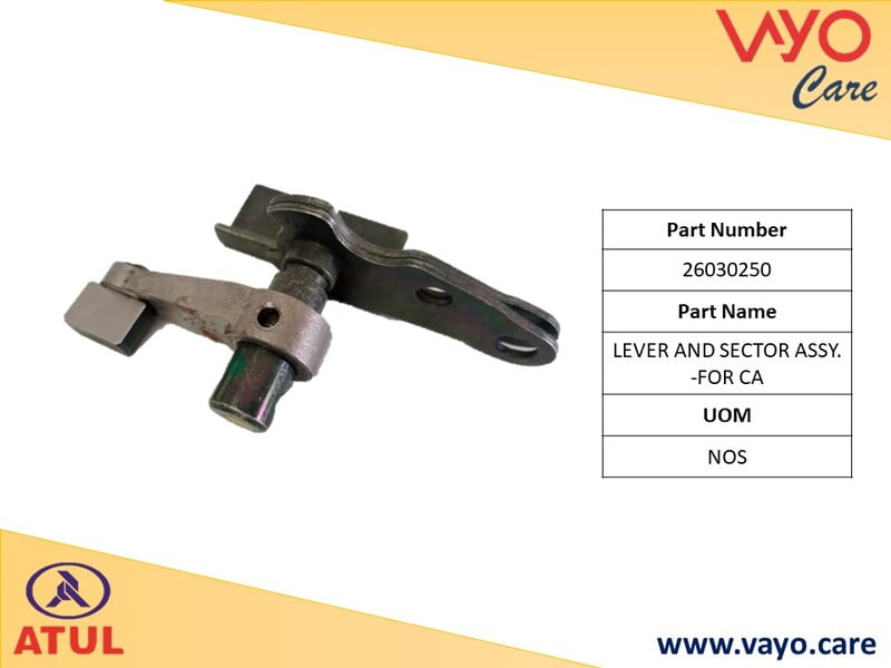 LEVER AND SECTOR ASSY. -FOR CA - 26030250 - GEM CARGO
