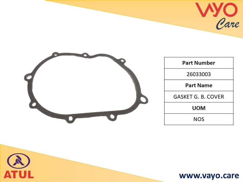 GASKET G. B. COVER - 26033003 - GEM CARGO