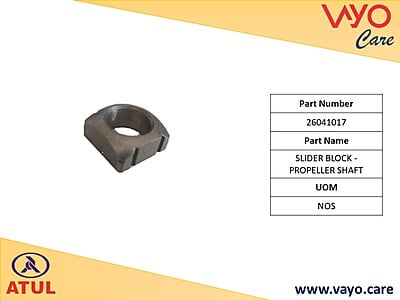 SLIDER BLOCK - PROPELLER SHAFT - 26041017 - GEM CARGO