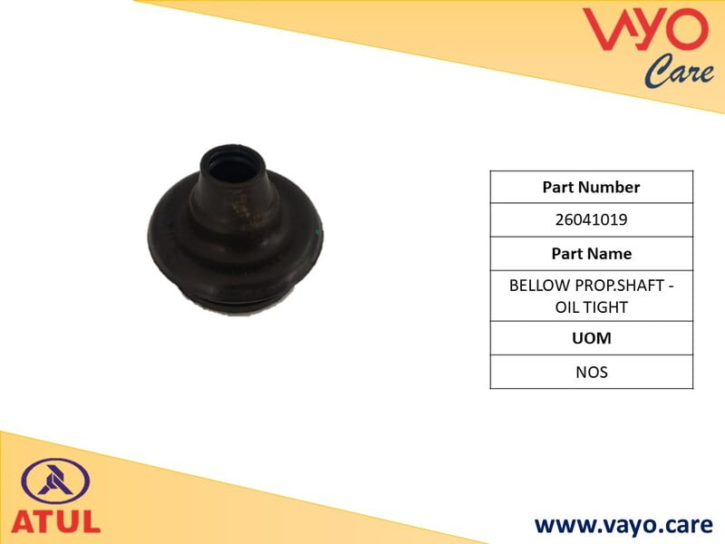 BELLOW PROP.SHAFT - OIL TIGHT - 26041019 - GEM CARGO
