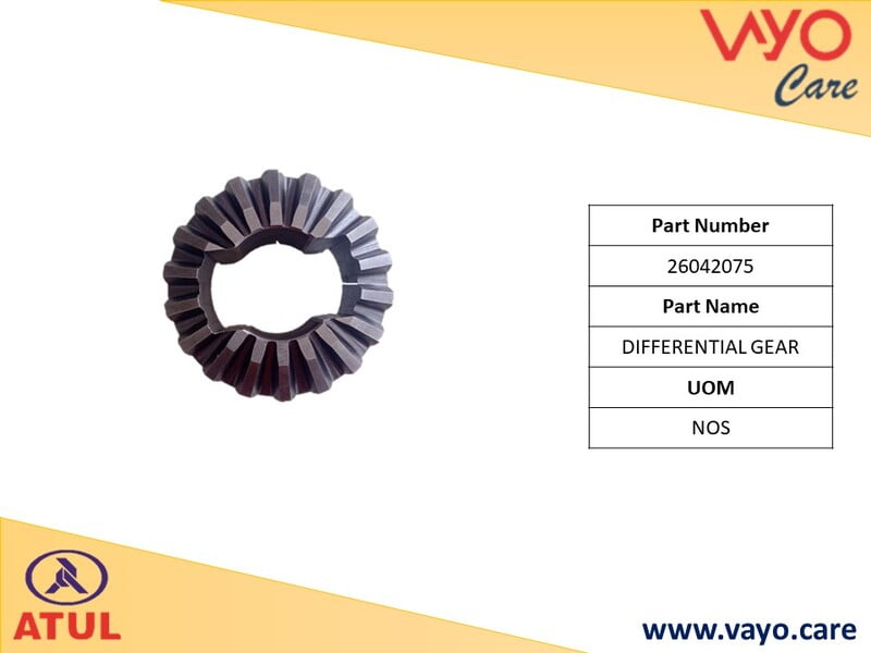DIFFERENTIAL GEAR - 26042075 - GEM CARGO