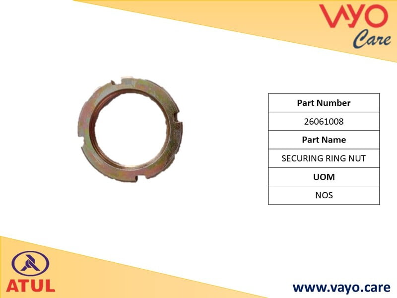 SECURING RING NUT - 26061008 - GEMINI ULTRA