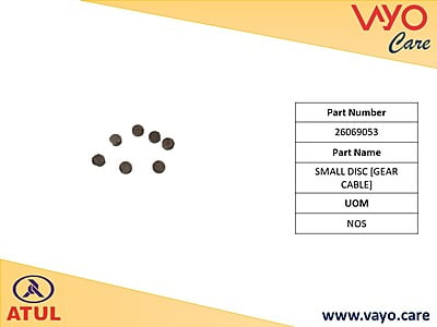 SMALL DISC [GEAR CABLE] - 26069053 - GEM CARGO