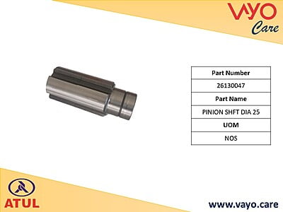 PINION SHFT DIA 25 - 26130047 - GEM CARGO