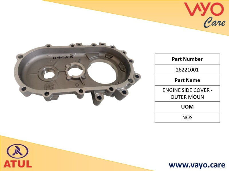 ENGINE SIDE COVER - OUTER MOUN - 26221001 - GEM CARGO