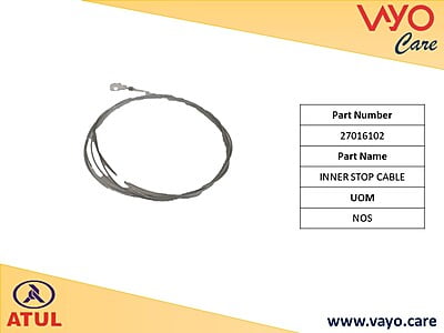 INNER STOP CABLE - 27016102 - GEM CARGO