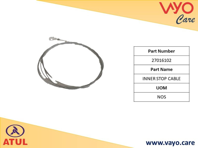 INNER STOP CABLE - 27016102 - GEM CARGO