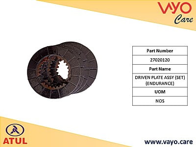 DRIVEN PLATE ASSY (SET)(ENDURA - 27020120 - GEM CARGO