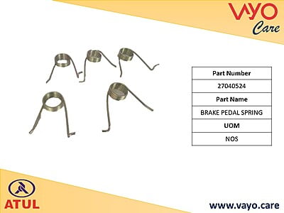 BRAKE PEDAL SPRING - 27040524 - GEM CARGO