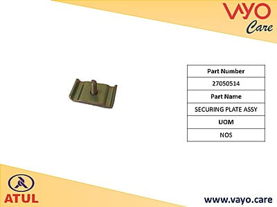 SECURING PLATE ASSY - 27050514 - GEMINI ULTRA