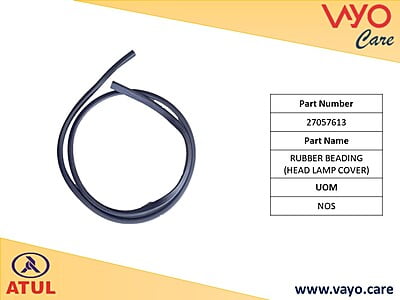 RUBBER BEADING (HEADLAMP COVER - 27057613 - GEM CARGO