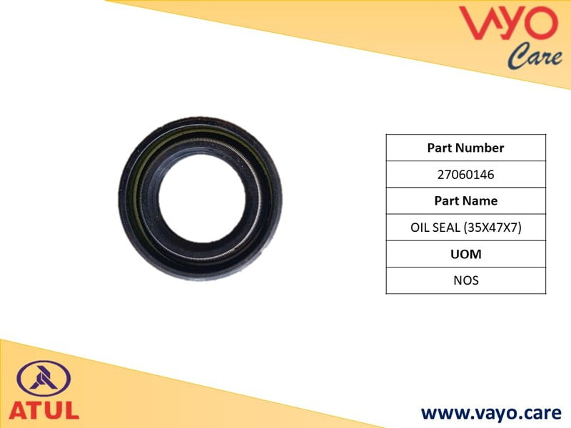 OIL SEAL (35X47X7) - 27060146 - GEM CARGO
