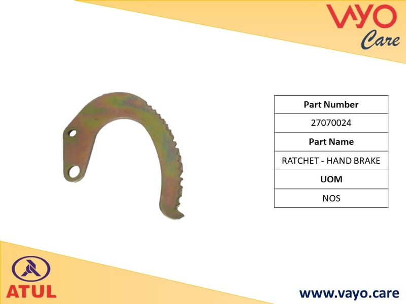 RATCHET - HAND BRAKE - 27070024 - GEM CARGO