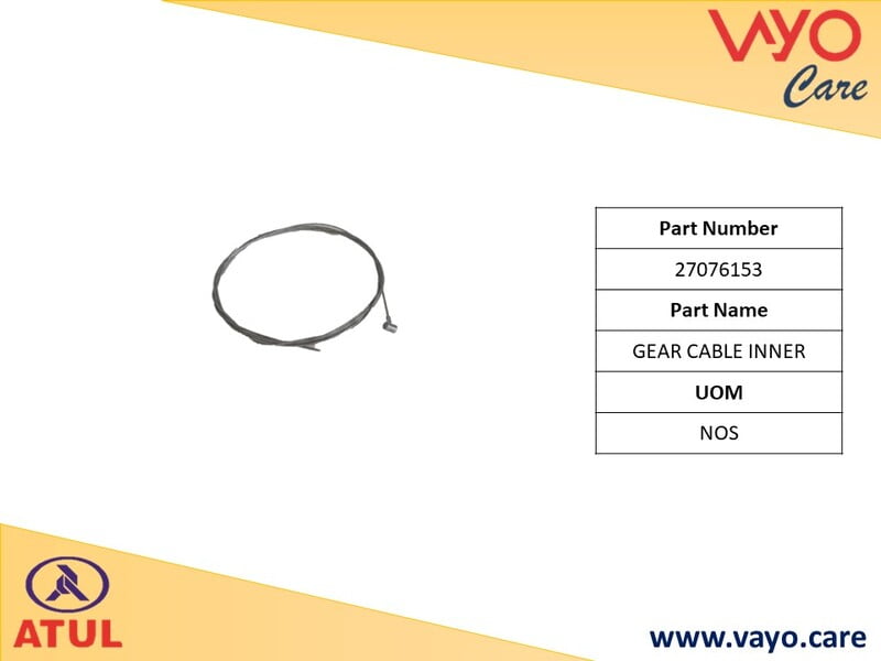 GEAR CABLE INNER - 27076153 - GEM CARGO