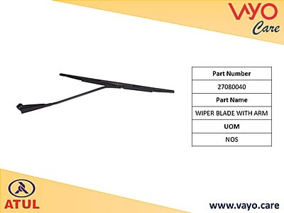 WIPER BLADE WITH ARM - 27080040 - GEM CARGO