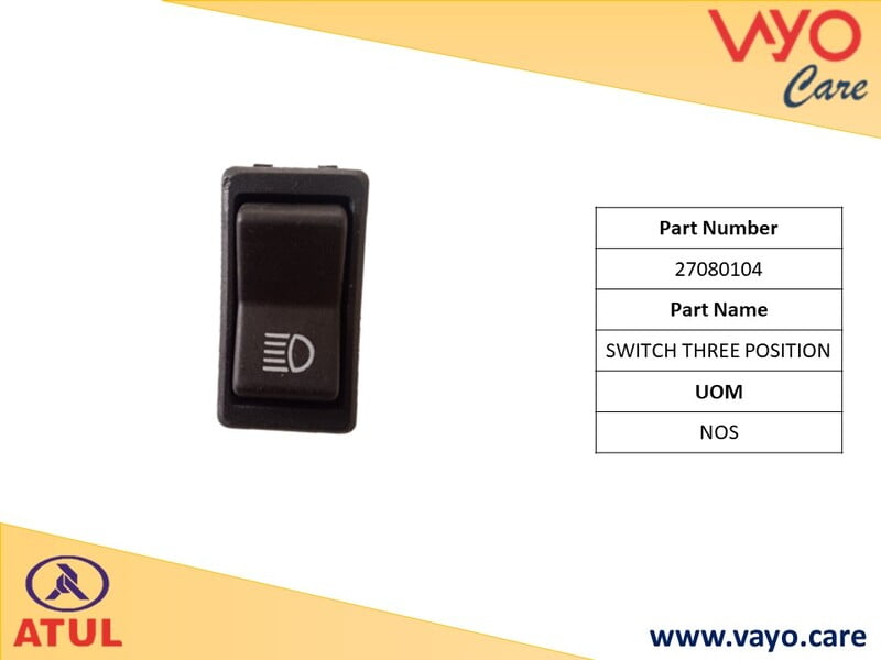 SWITCH THREE POSITION - 27080104 - GEM CARGO
