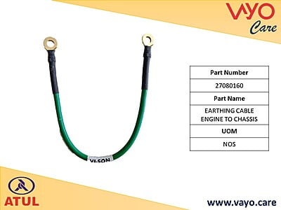 EARTHING CABLE ENGINE TO CHASS - 27080160 - GEM CARGO