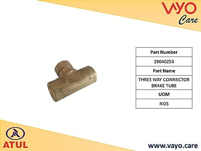 THREE WAY CONNECTOR BRAKE TUBE - 29040253 - GEMINI ULTRA