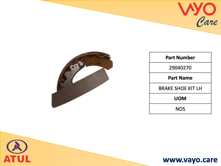 BRAKE SHOE KIT LH - 29040270 - GEMINI ULTRA