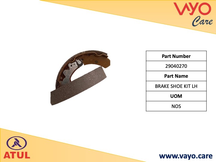 BRAKE SHOE KIT LH - 29040270 - GEMINI ULTRA