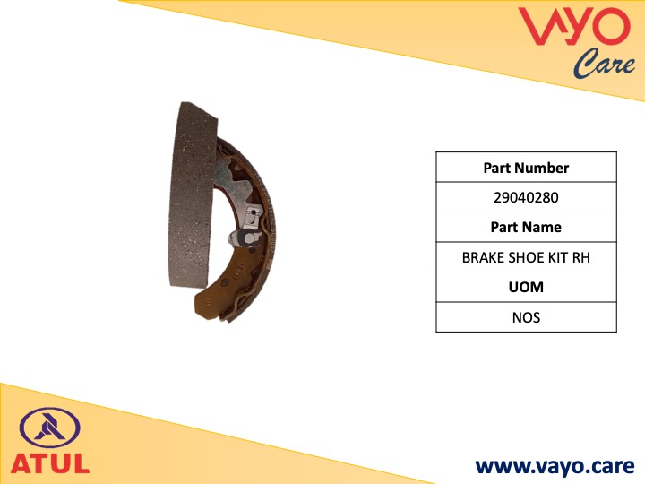 BRAKE SHOE KIT RH - 29040280 - GEMINI ULTRA