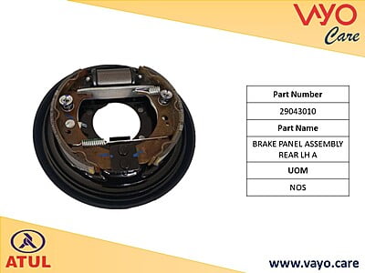 BRAKE PANEL ASSEMBLY REAR LH A - 29043010 - GEMINI ULTRA
