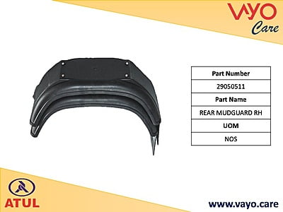 REAR RIGHT MUDGUARD WITH HOLES - 29050511 - GEMINI ULTRA
