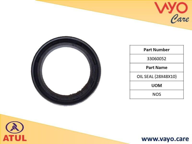 OIL SEAL (28X48X10) - 33060052 - GEMINI ULTRA
