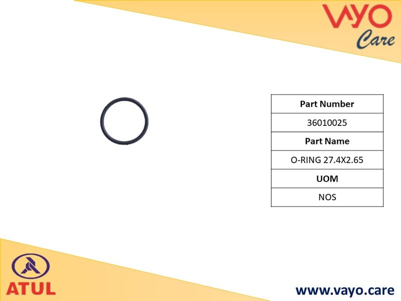O-RING 27.4X2.65 - 36010025 - GEMINI ULTRA