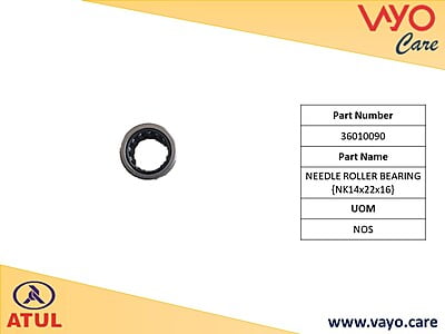 NEEDLE ROLLER BEARING(NK14 X 22 X 16) - 36010090 - GEMINI ULTRA