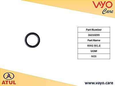 O-RING 9X1.8 - 36010099 - GEMINI ULTRA