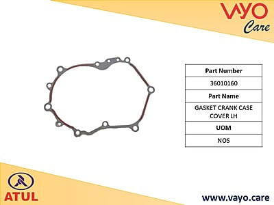 GASKET CRANK CASE COVER LH - 36010160 - GEMINI ULTRA