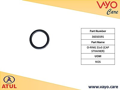 O RING 21X3 (CAP STRAINER) - 36010191 - GEMINI ULTRA