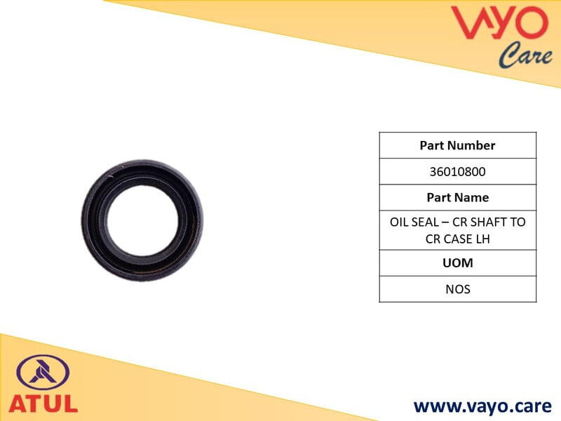 OIL SEAL - CR SHAFT TO CR CASE LH - 36010800 - GEMINI ULTRA