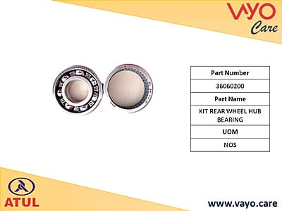 KIT REAR WHEEL HUB BEARING - 36060200 - GEMINI ULTRA