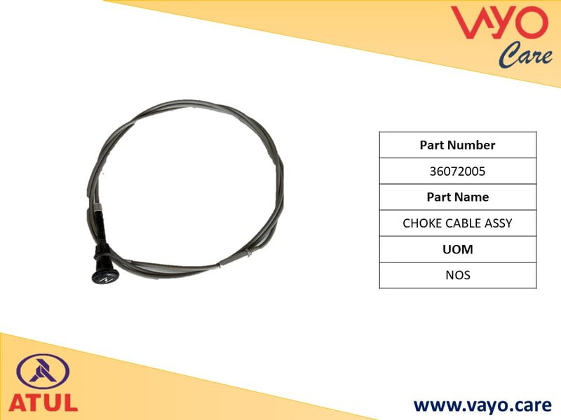 CHOKE CABLE ASSY - 36072005 - GEMINI ULTRA