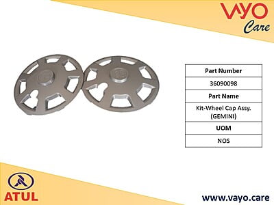 KIT-WHEEL CAP ASSY. (GEMINI) - 36090098 - GEMINI ULTRA