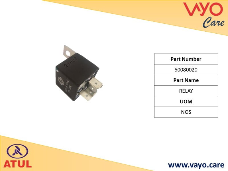 RELAY - 50080020 - GEM CARGO